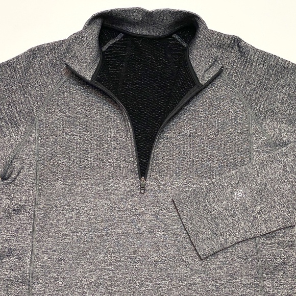 Lululemon Engineered Warmth 1/4 Zip Sweater Men's M? Merino Wool Blend
